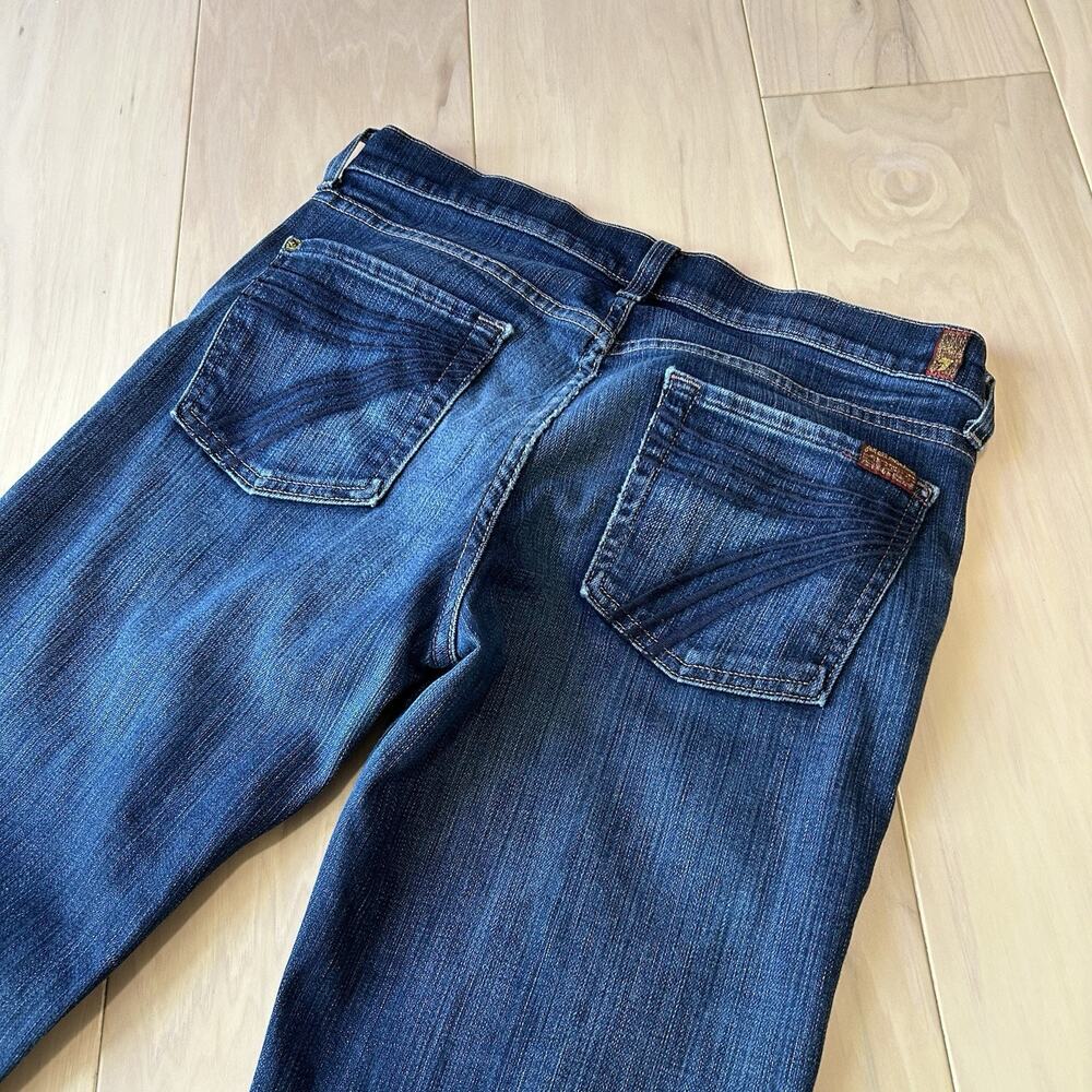 7 Seven For All Mankind Dojo Denim Blue Jeans *Distressed Women’s 30x33